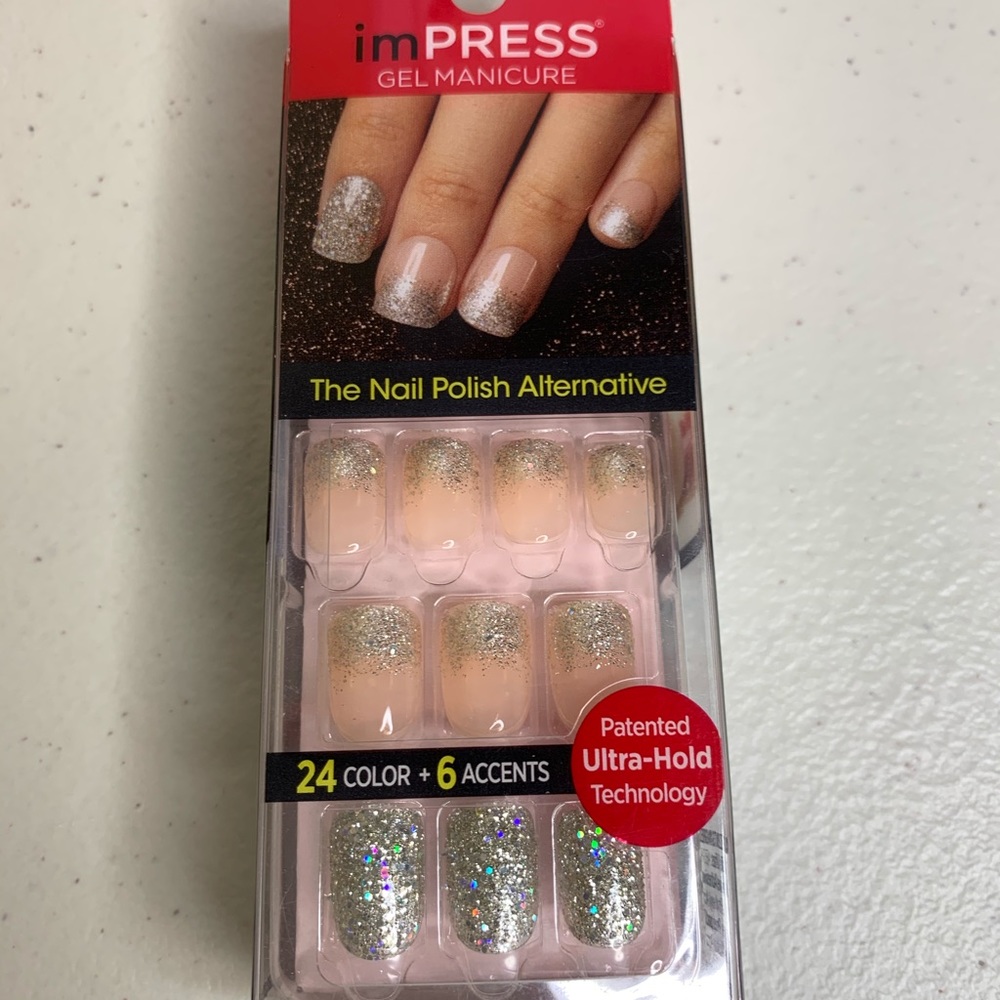 Kiss imPRESS 30 Press-On Short Square Ultra Gel